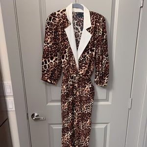 ASOS Design Animal Print Jumpsuit